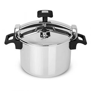 Image de BOJ Classic Pressure Cooker, 18/10 Stainless Steel, 1 mm Thickness (Diameter 24 cm, 6 L)