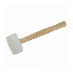 Image de Silverline 196552 - Maillet caoutchouc blanc 900 g