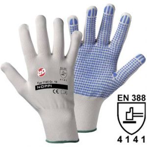 Leipold + Döhle Gants de protection 1145 100% nylon EN 388 RISQUES MECANIQUES 4141 Taille 9 (L)