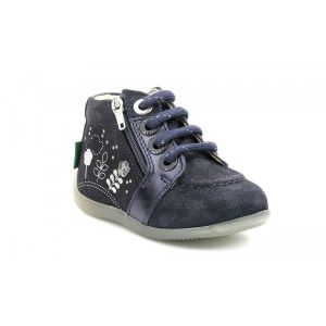 Kickers Bottines Be Flower Bleu Marine - 21