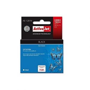 Activejet AE-1281N - Compatible - Encre à pigments - Noir - Epson - T1281 - 1 pièce(s) (AE-1281N)