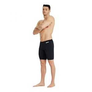 Arena Solid Team Maillot de Bain Homme, Maillot de Bain à Séchage Rapide, Jammer de Bain pour Homme, Tissu MaxLife Eco avec Une Résistance Maximale au Chlore et Une Protection UV UPF 50+