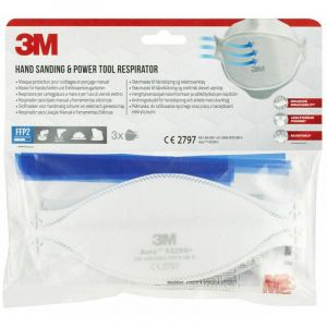 3M Lot de asques pliables anti-poussi&egrave;res FFP2 sans valve