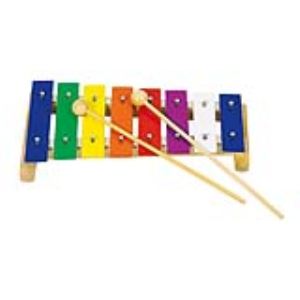 Image de Goki 61959 - Xylophone de 26,5 cm à 8 lames en métal