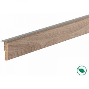 Foresta Profil&eacute; de transition r&eacute;novation d'escalier stratifi&eacute; louisiana 1300 x 56 x 12 mm . FORESTEA Dimensions : 1300 mm x 56 mm x 12 mm