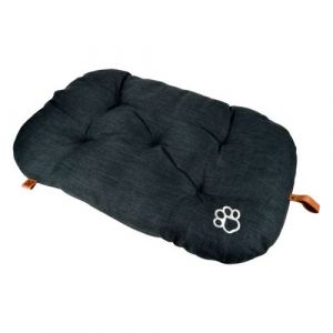Love Story, Coussin Flocon R&eacute;versible Polyester 87 x 55 x H5 cm City Anthracite