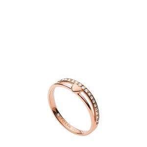 Image de Fossil JF03460791 Bague pour femme Motif cœur