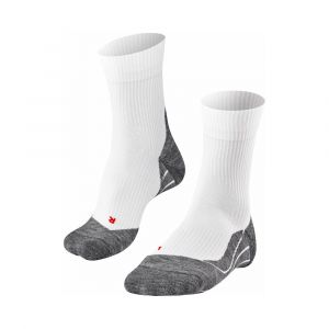 Falke TE4 Chaussettes De Tennis Homme Respirantes S?chage Rapide V?ganes Blanc Noir Respirantes S?chage Rapide Support De La Cheville Risque Minimis? De Torsion 1 Paire