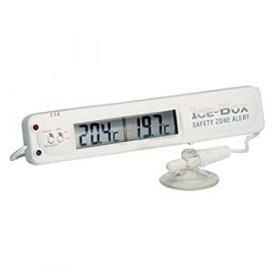 Hygiplas Thermomètre pour réfrigérateur et congélateur avec alarme 135 x 26 mm