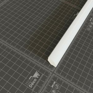 Mon Marché Déco - Quart de Rond pvc Cellulaire - Longueur 1 m - Blanc