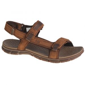 Caterpillar Footwear Atchison, Open Toe Sandals Homme, Brown (Mens Dark Earth), 44 EU