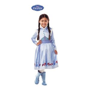 Image de Déguisement De Anna Deluxe De Frozen Pour Fille Neuf