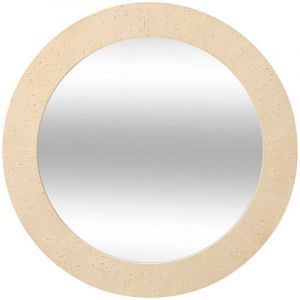 Atmosphera Miroir mural Anaya beige D78cm créateur d'intérieur