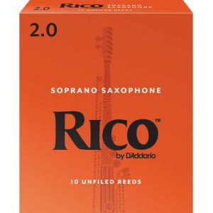 Rico Anches pour saxophone soprano force 2.0 pack de 10
