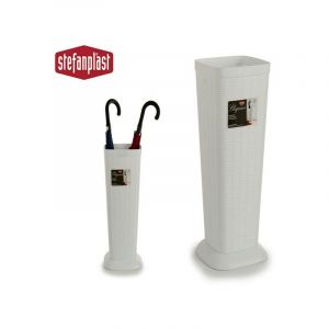 Stefanplast Bricoomarket - porte-parapluie Blanc (25,5 x 57 x 25,5 cm)