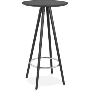 Kokoon Design Mange-debout couleur blanc et noir 3 places d60cm