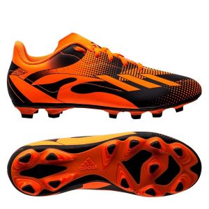 Adidas X Speedportal .4 FxG L10NEL M35SI - Orange/Noir Enfant &Eacute;DITION LIMIT&Eacute;E - Herbe synth&eacute;tique (AG) / Herbe naturelle (FG), pointure 38? - Orange - Taille 38⅔