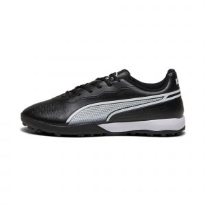 Puma Mixte King Match TT Chaussure de Football, Noir Blanc, 43 EU