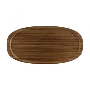 Plateau Ovale Viventium Noyer 56 x 28 cm