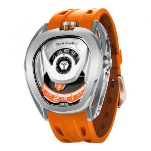 Montre Homme Tsar Bomba Reactor Collection Interchangeable watches - TB8213A01 Bracelet Caoutchouc Orange