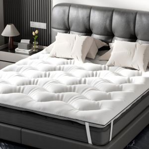 Surmatelas 140x200 cm - &Eacute;paisseur 4 cm - Surmatelas Moelleux en Microfibre - Matelas Topper convient aux Matelas 140x200 cm pour Adulte Enfant