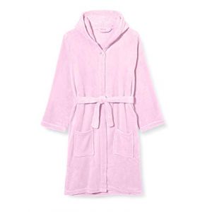 Image de Playshoes Fleece-Bademantel, Morgenmantel Robe De Chambre, Rose (Rosa 14), 146-152