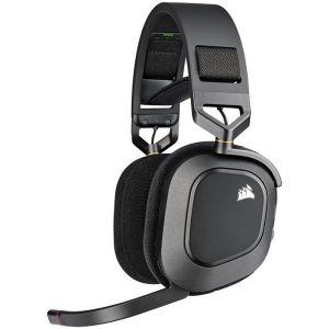 Corsair Casque PC HS80 RGB Wireless Carbon Reconditionn&eacute; Certifie