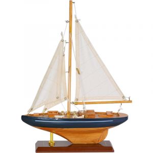 Signes Grimalt Bateau Voilier V&eacute;hicules Modelage Bateau Blanc - 35x25x6cm