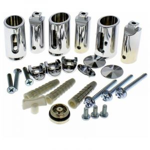 Image de Atlantic KIT FIXATION RADIATEUR DORIS CINTRE CHROME