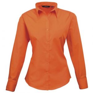 Image de Premier Chemise en popeline à manches longues pour femme de la marque - Orange - 44