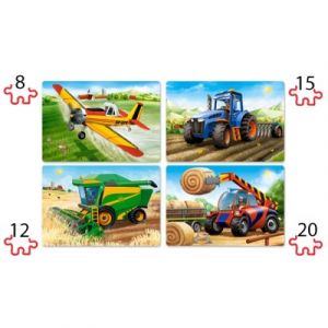 Castorland Puzzle Pièces XXL - Machines agricoles