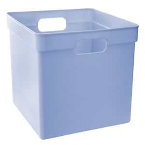 Image de Vertbaudet Boite de Rangement "Cube" 29cm Bleu