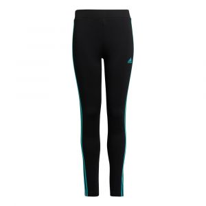 Adidas 3-Stripes Collant Tight Filles - Noir, Turquoise