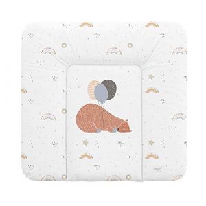 Ceba Baby Matelas à langer epais lavable - Grand Ours 75x72 cm - Certifié Öko-Tex Imperméable