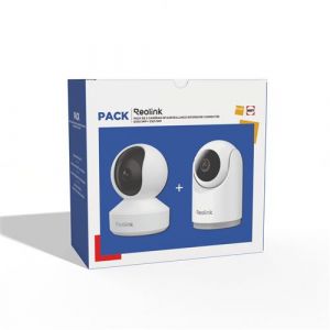 Reolink PACK indoor E330 5MP blanche + indoor E series E321 blanche
