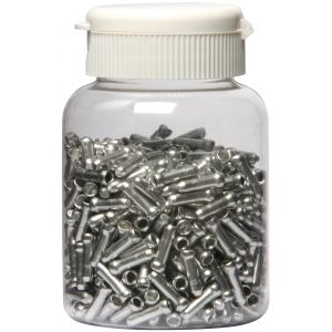 Massi Bo&icirc;te de 500 embouts de gaine Argent