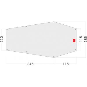 Image de Tatonka PE Narvik 3 Floor Sheet 360x110/185cm Tapis de tente