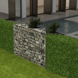 VidaXL Panier de gabion Acier galvanisé 120x30x100 cm