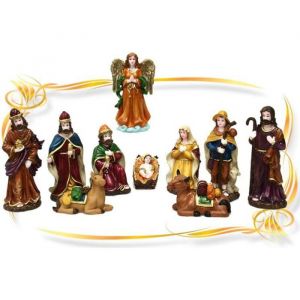 Fomax 10 sujets santon en polyrésine