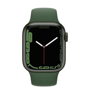 Apple Watch Series 7 GPS bo&icirc;tier Aluminium Vert 41mm avec Bracelet Sport Reconditionne par Etat Tres Bon