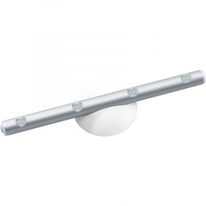Osram Réglette led LEDstixx 6500K à piles argent, boîtier aluminium, forme compacte, pour montage adhésif ou mural, pour intérieur, IP20