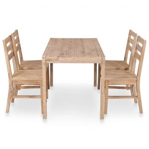 Image de VidaXL Ensemble de salle à manger 5 pcs Bois d'acacia solide