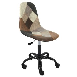 The home deco factory Chaise De Bureau Patchwork