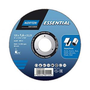 Disque à tronçonner Ø125 x 1.6 x 22.23mm / Métal/Inox