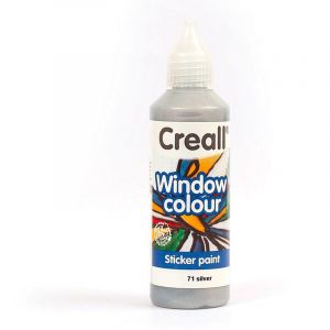 Peinture repositionnable pour vitres Creall Gl 80 ml argent Creall