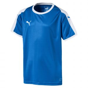 Image de Puma Liga Jr T-Shirt Mixte Enfant, Electric Bleu Lemonade/Blanc, FR Unique (Taille Fabricant : 152)