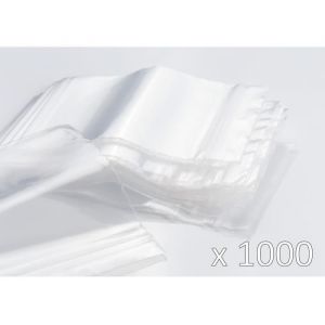 Sachets Zip transparent - Lot de 1000
