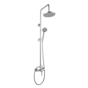 Colonne de douche ROUSSEAU Timaru avec mitigeur mécanique chrome Tete de douche orientabl