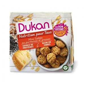 Dukan Mini sabl&eacute;s au parmesan & graines