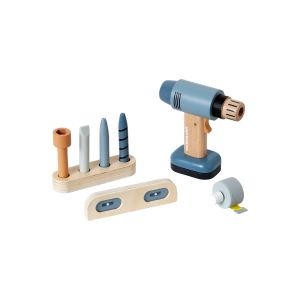 Vertbaudet Perceuse visseuse et Ses Accessoires en Bois Gris TU